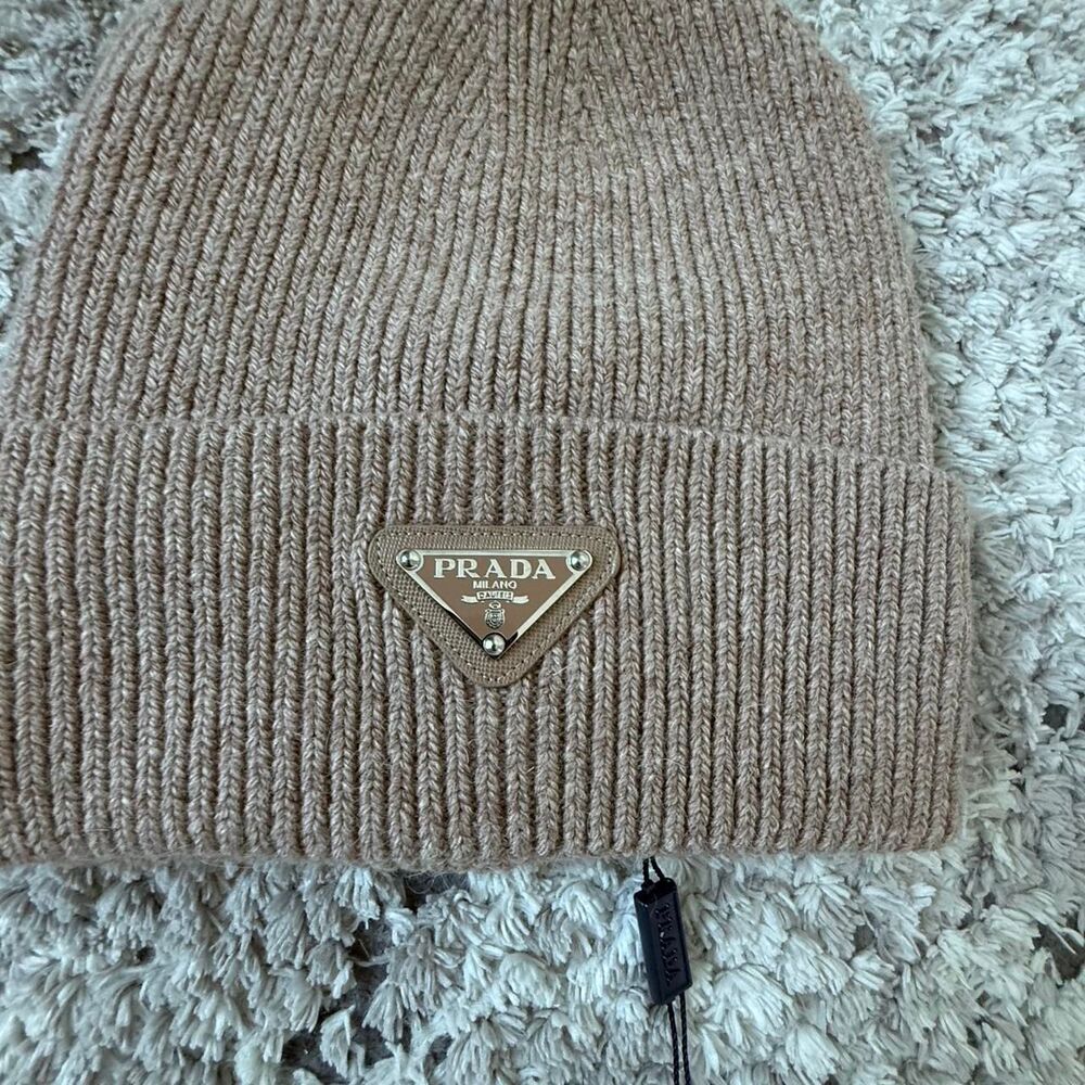 Prada Men's Tan and Brown Hat - Picture 2 of 4